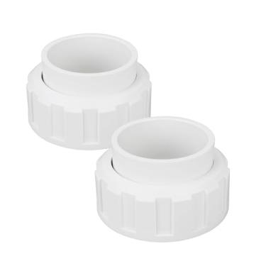 Imagem de União de células de sal para geradores de cloro de sal Hayward, substituição GLX-Cell-Union de 5 cm, conjunto de uniões de bomba de piscina de PVC para Hayward