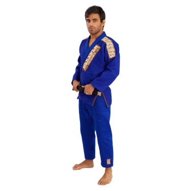 Imagem de Kimono Trançado Light Jiu Jitsu, Haganah, Azul, A1