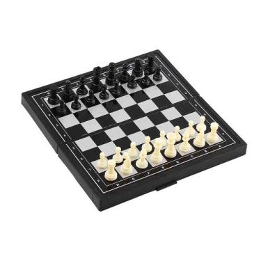 Imagem de Jogo 3X1 Imantado - Xadrez, Dama e Gamão Western