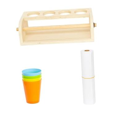 Imagem de UGPLM Pintura de crianças pintando pintura ao ar livre de papel reutilizável rolo de poço escrevendo doodle com papel de desenho de arte para a escola para, Pequeno