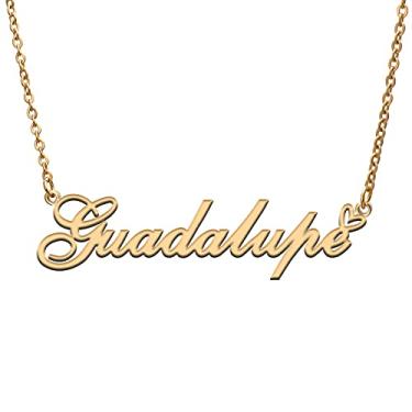 Imagem de RONKAH Colar de nome personalizado personalizado com coração colar de nome personalizado para mulheres colar de moda pessoal melhor presente para menina, mãe, filha, amizade, Natal, aniversário,