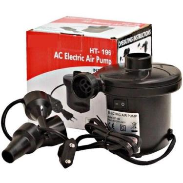 Imagem de Bomba Ar Elétrica Inflador Inflar Encher Colchão Boia 220v - OMEGA