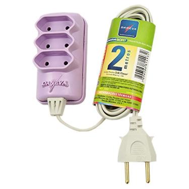 Imagem de Extensão De Tomadas 2X0,75Mm 2M 1493 Es2x02m1493 Daneva