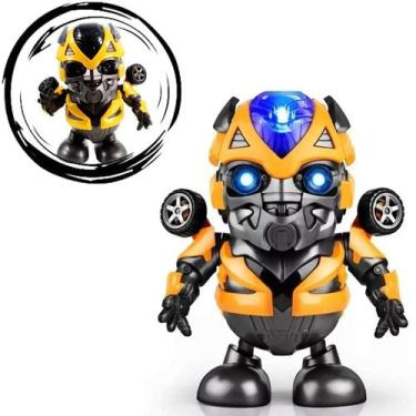 Imagem de Brinquedo Bumblebee Robô Transformers Dançarino Luz Música - Tesla Sto