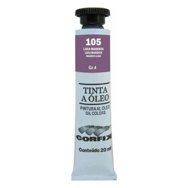 Imagem de Tinta Óleo 20ml G4 105 Laca Magenta Corfix, 105 - LACA MAGENTA