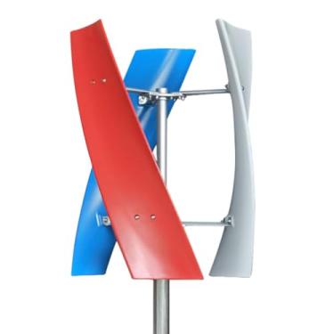 Imagem de 12v,HYZHANHONG Gerador de turbina eólica de eixo vertical de 8000 W 12 V-220 V Gerador de turbina eólica de eixo de suspensão magnética 3 lâminas Turbina eólica de suspensão com
