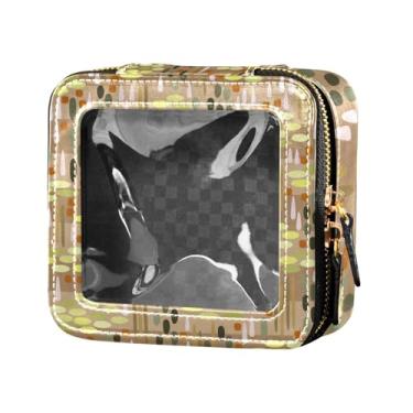 Imagem de Fitrendlovey Bolsa organizadora de maquiagem com grande claraboia e zíper estojo cosmético portátil para cuidados com a pele e itens essenciais de viagem, T20, one size