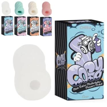Imagem de Masturbador Masculino Com Saliências Massageadoras Controle e Prazer Intenso Conforto Íntimo [CLEAR]