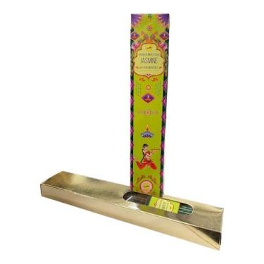 Imagem de Incenso Indian Heritage Jasmine Massala Caixa C 10 Varetas - Lua Místi