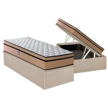 Imagem de Cama Box Baú Solteiro: Colchão Espuma D45 Plumatex Plumatex Selectus 2