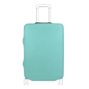 Imagem de Joisal Capa de terno cinza gradiente serve para identificador de bagagem de 45 a 81 cm, Verde e azul, L 26-28 in