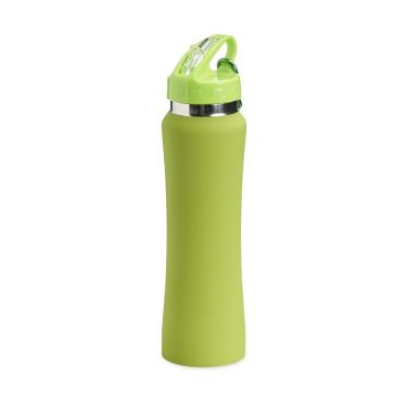 Imagem de Kit 2 Garrafa Squeeze Inox 750ml Academia Esportes Modernidade Escola Academia Cores:verde