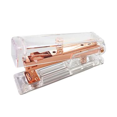 Imagem de Grampeador De Mesa Ouro Rosé 20 Folhas Tilibra