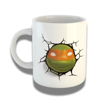 Imagem de Caneca De Porcelana 325ml Com Design 3d Exclusivo Tartaruga Ninja 2