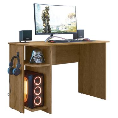 Imagem de Mesa Para Computador Gamer 3875 Freijó - Qmovi Freijó