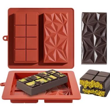 Imagem de Molde de barra de chocolate UWILLION Deep Dubai Pistachio Silicone
