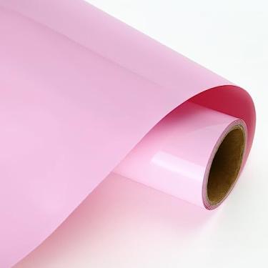 Imagem de Pawkyjar Rolo De Vinil Transferível 3D Puff Htv, 25 Cm X 90 Cm, Rosa Claro, Para Camisetas, Roupas, Bolsas, Travesseiros, Tecido Têxtil, Espuma Htv