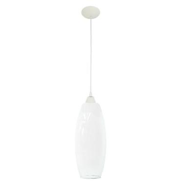 Imagem de Pendente Moderno Sala Quarto Cozinha montreal 30 Bco  Bc - CM GLASS - 