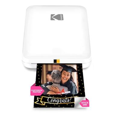 Imagem de KODAK Impressora fotográfica instantânea para smartphone Step Slim – Impressora móvel sem fio colorida elegante – Fotos adesivas Zink 5 x 7,6 cm – Impressão a partir de dispositivos iOS e Android com