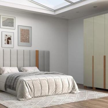 Imagem de Roupeiro 232x136x61 Cm com 3 Portas - Pradel Móveis