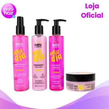 Imagem de Kit Pitaya Natucorpo Completo - Body Splash 250ml + Hidratante 250ml +