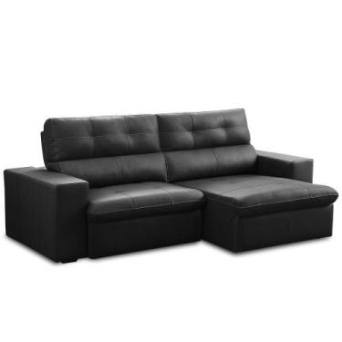 Imagem de Sofá Retrátil Reclinável Para Sala 3 Lugares 230cm Bryant L06 Couro Pr