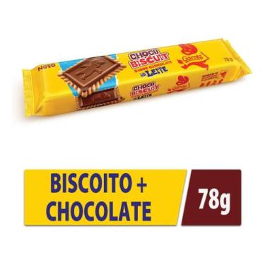 Imagem de Kit c/ 2 Biscoito Com Chocolate Chocobiscuit Garoto Ao