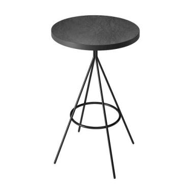 Imagem de Mesa de Centro Bistrô Viena material sintético Preto - Loja Sheep