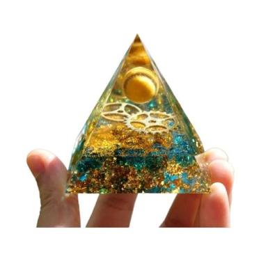 Imagem de Pirâmide De Orgonita De Ametista, Gerador De Energia De Cristal De Cur