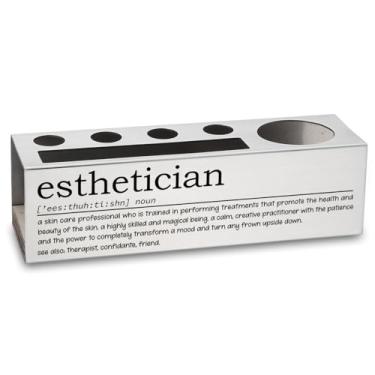 Imagem de YODOCAMP Suporte para caneta e lápis de presente esteticista – Presente de agradecimento para profissionais de cuidados com a pele, organizador de mesa de formatura, presente para o Dia Nacional do