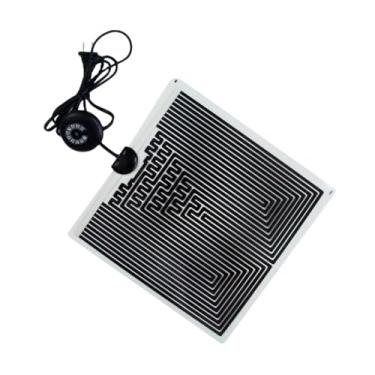 Imagem de Ｂｅｓｇａ Almofada de Aquecimento para Répteis, Cama de Aquecimento Elétrica para Dragão Barbudo, Almofada de Aquecimento Interna, Tapete de Aquecimento para Te, 28x28cm