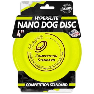 Imagem de Hyperflite Nano Competition Disco padrão para cães 10 cm (17 g) | Mini disco voador oficial Skyhoundz para cães pequenos e filhotes | Brinquedo leve para cães e quintais e praia | Anti-reflexo