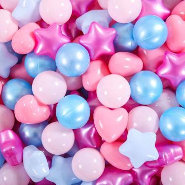 Imagem de Ball Pit Balls STARBOLO Star 100 unidades para crianças pequenas com barraca