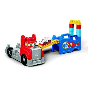 Imagem de Blocos de Montar - Mega Bloks - Pista da Construção - Fisher-Price
