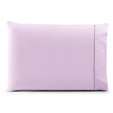 Imagem de Fronha Avulsa 70cm x 50cm 1 Peça Paris  Percal 150 Fios 100% Algodão - Lilás
