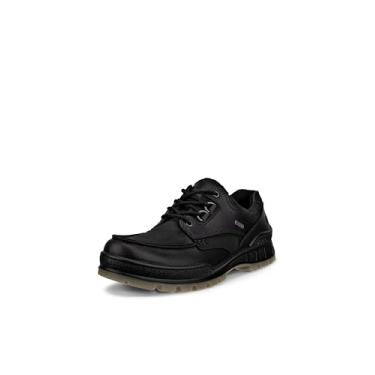 Imagem de ECCO Tênis de caminhada masculino Track 25 Low Gore-tex impermeável, Couro de flor integral preto, 34/35 BR