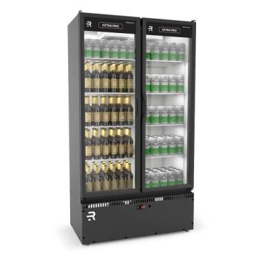 Imagem de Auto Serviço Vanguard Extra Frio Refrimate 2 Portas Preto e Branco 220