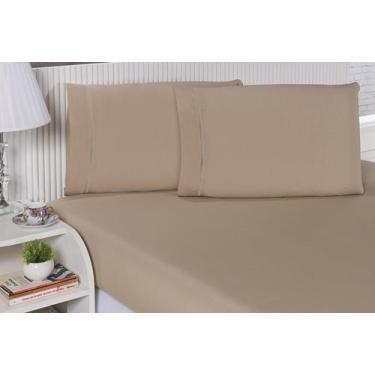 Imagem de Jogo Lençol De 3 peças Algodão Para Cama King Size Box - Lu Enxovais, 