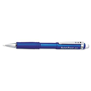 Imagem de Pentel Lapiseira Twist-Erase III, 0,5 mm, tubo azul, pacote com 12 (QE515C)