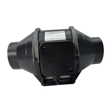 Imagem de Ioensy Motor de ventilador de duto em linha de 4 polegadas, baixo ruído, exaustor de ventilação, com controlador de velocidade para cozinhas, porões, sótãos,