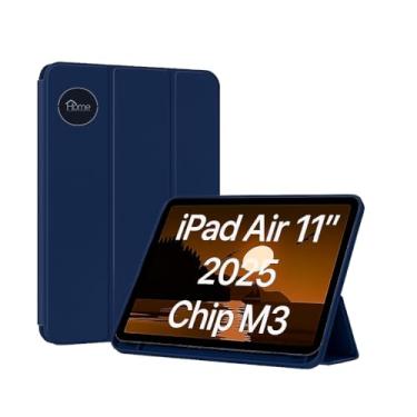 Imagem de Capa Case PREMIUM Anti Impacto com função sleep e suporte para Apple Pencil para iPad Air 2025 de 11 Polegadas Chip M3 (Azul Marinho)