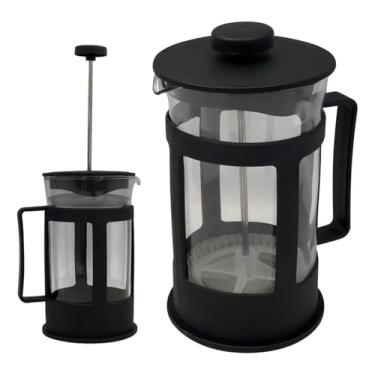 Imagem de Cafeteira Prensa Francesa para Café e Chá, 600ml, Vidro e Polipropileno, Preta