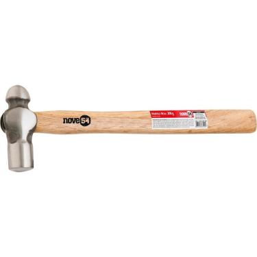 Imagem de Martelo Bola 300G Aço Forjado Cabo Madeira - Nove54