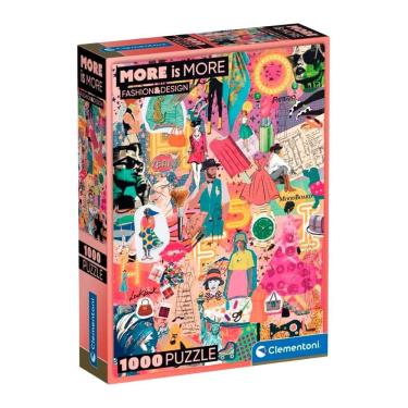 Imagem de Puzzle 1000 Peças Fashion e Design - Clementoni 37071