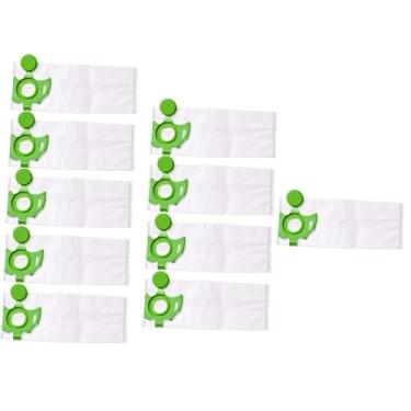 Imagem de ＫＬＫＣＭＳ 10 peças de sacos para aspirador de pó compatíveis, fácil de usar, peça de reparo, alto desempenho, grande capacidade, tecido não tecido para Felix