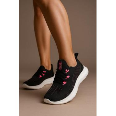 Imagem de Tenis feminino esportivo academia caminhada corrida confortável leve -