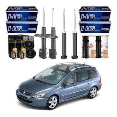 Imagem de Kit Amortecedor Dianteiro Traseiro 307 Sw 2.0 2002 A 2006 - Nakata