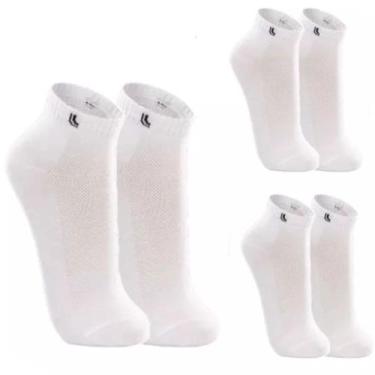 Imagem de Meia Lupo Au Sport Kit3 03220, Branco, 41/44