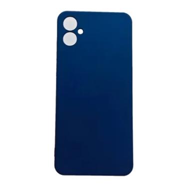 Imagem de Capa Capinha Compatível Com Samsung Galaxy A06 A065 Tela 6.7 Silicone Aveludada Premium Cor:azul Escuro