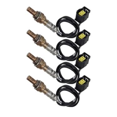 Imagem de Substituição de 2 pares de sensores de oxigênio O2 superiores e inferiores para Dodge 2005 Durango Dakota 4,7L, substitui #234-4744 234-4756, conjunto de 4 peças
